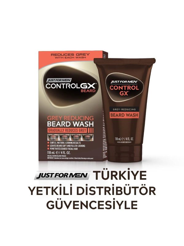 Just For Men Control GX Gri Azaltıcı Sakal Bıyık Yıkama Şampuanı