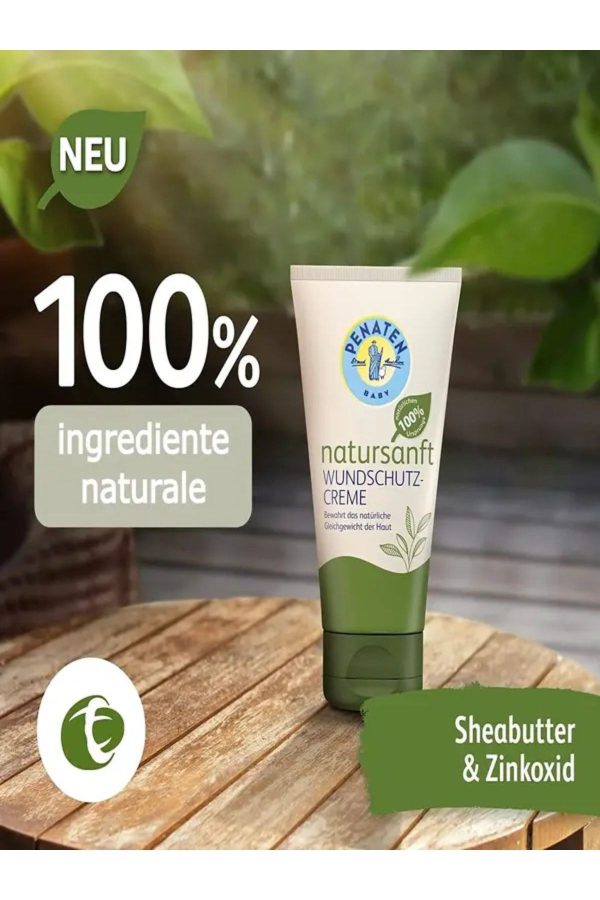 Natursanft Wundschutz (Karite Yağı, Çinko Oksit, Vegan) Bebek Pişik Koruma Kremi 75ml - Görsel 4