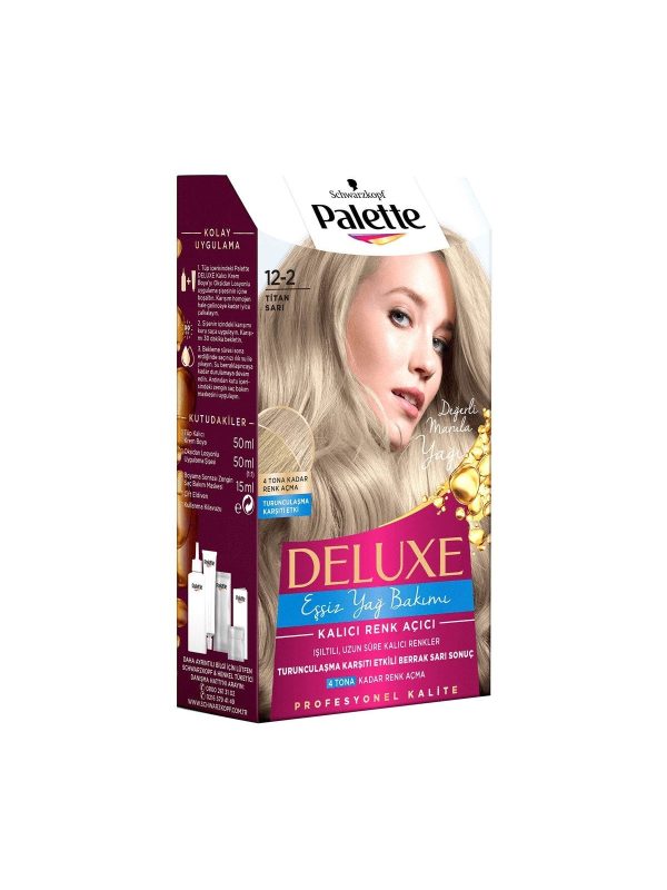 Deluxe Saç Boyası 12-2 Titan Sarı