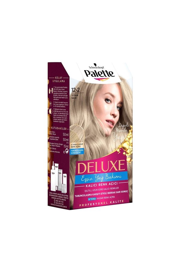 Deluxe Saç Boyası 12-2 Titan Sarı