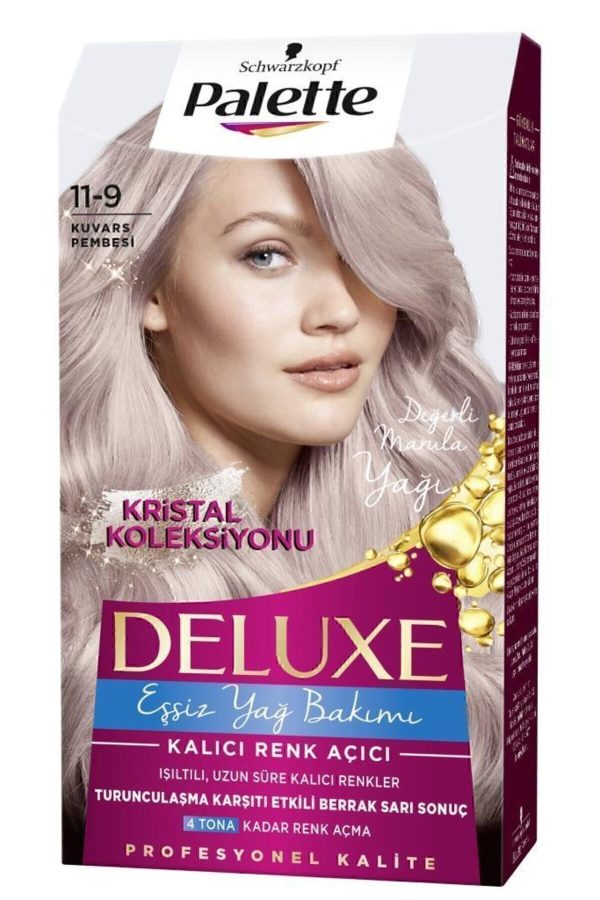Deluxe 11-9 Kuvars Pembesi X 2 Adet Saç Boyası - Görsel 2