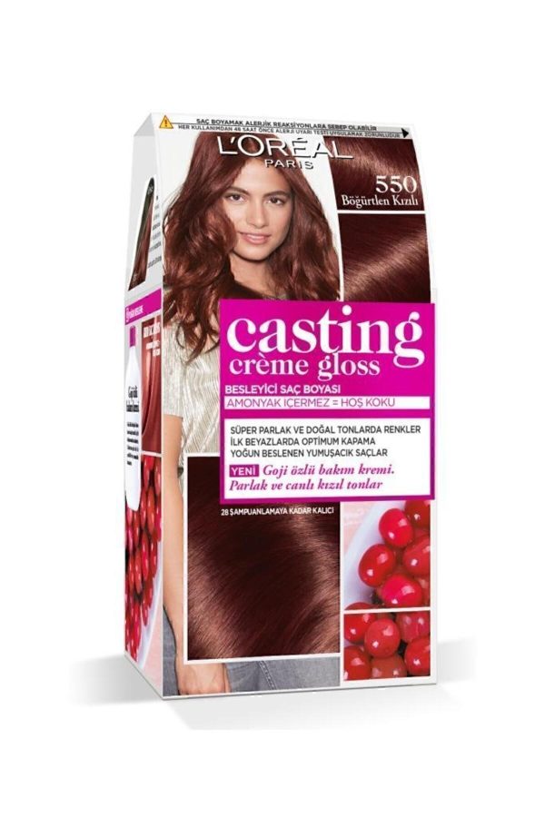 Saç Boyası - Casting Creme Gloss 550 Böğürtlen Kızılı 3600523291489 - Görsel 2