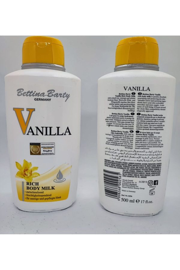 Vanilla Rich Body Milk, Vanilya Zengin Vücut Sütü, 500 ml - Görsel 5