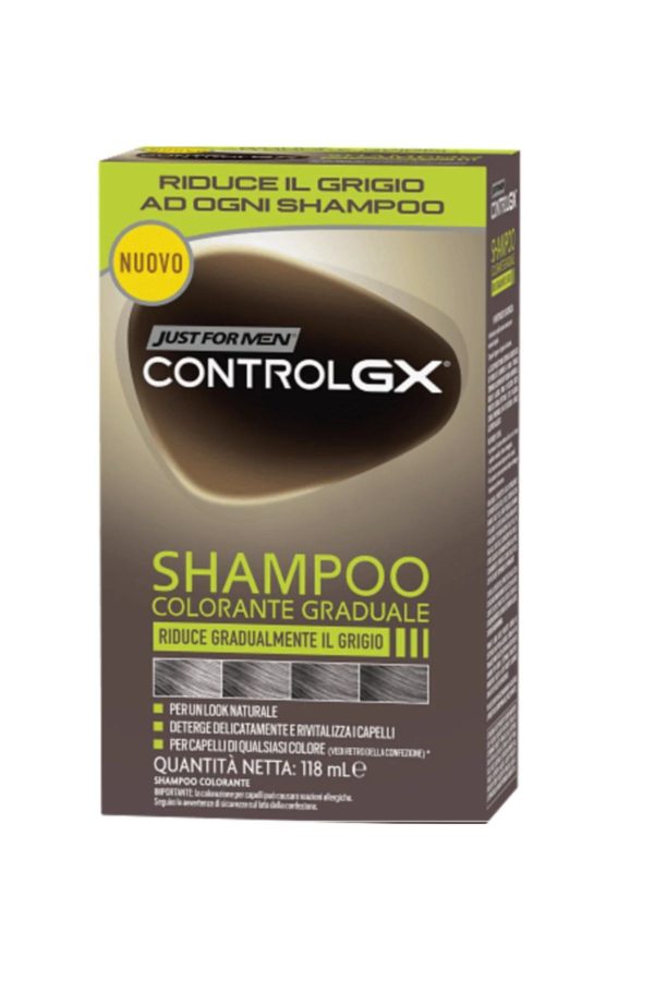 Controlgx Saç Siyahlaştırıcı Gri Engelleyici Şampuan 118 ml
