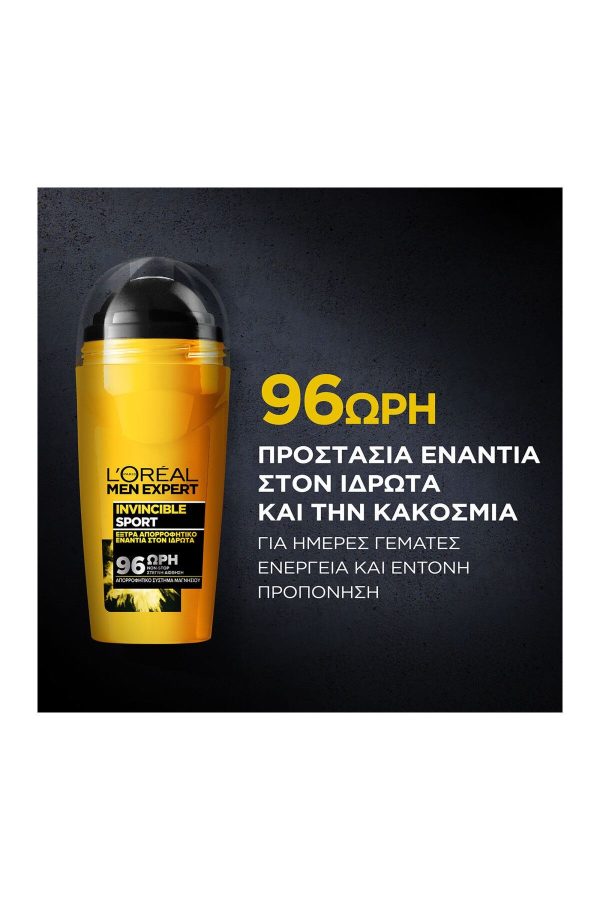 Invincible Sport 96 Saat Etkili Roll-On, 50ml - Görsel 2