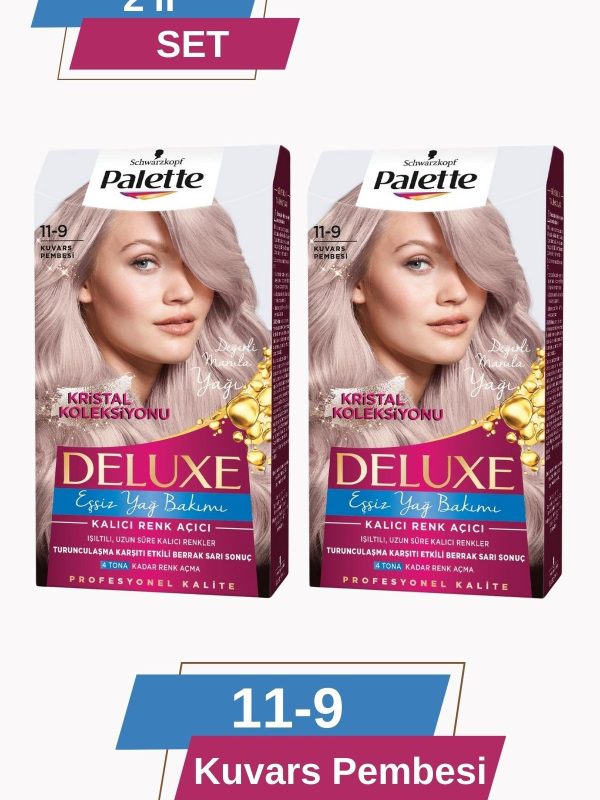 Deluxe 11-9 Kuvars Pembesi X 2 Adet Saç Boyası