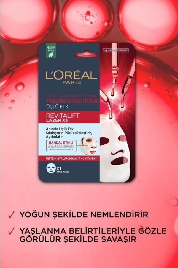 Revitalift Lazer X3 Yaşlanma Karşıtı Maske - Görsel 2