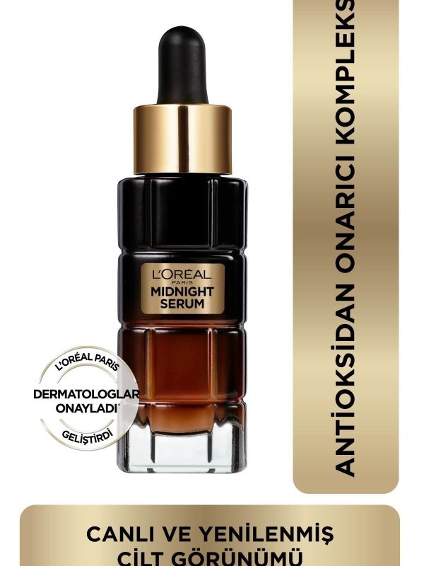 L'oréal Paris Midnight Serum Cilt Yenileme & Cilt Görünümü Canlandırma Etkili- 30 Ml