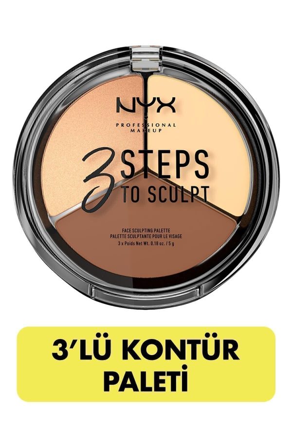 3'lü Kontür Paleti - 3 Steps To Sculpt Light 800897098339