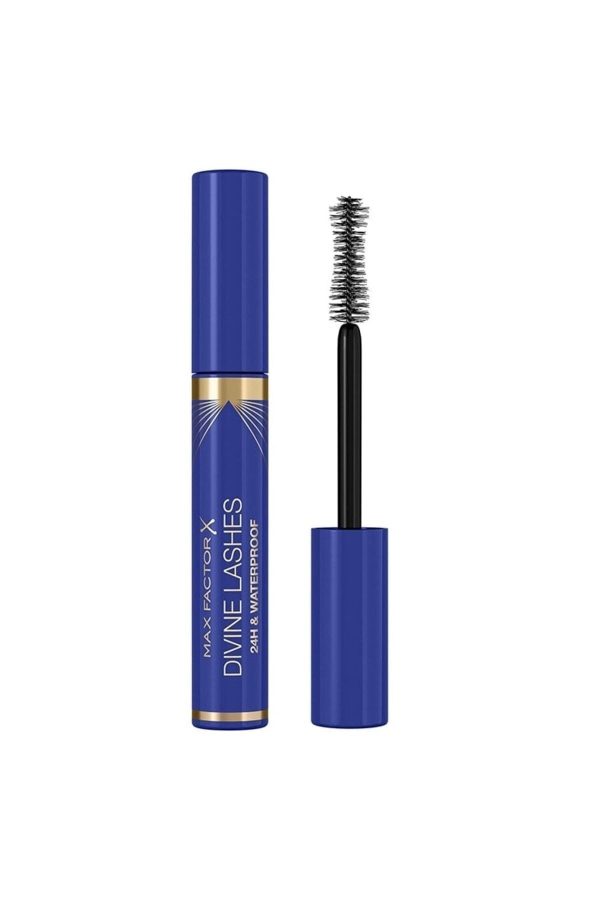 Divine Lashes Waterproof Hacim Verici Tere Dayanıklı Maskara Siyah - Görsel 2