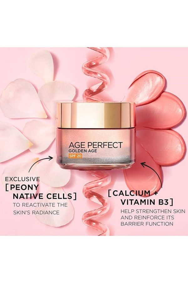 Age Perfect Altın Çağ - B5 Şakayık Gül Özü Işıltı Canlandırıcı Nemlendirici Krem 50ml - Görsel 4