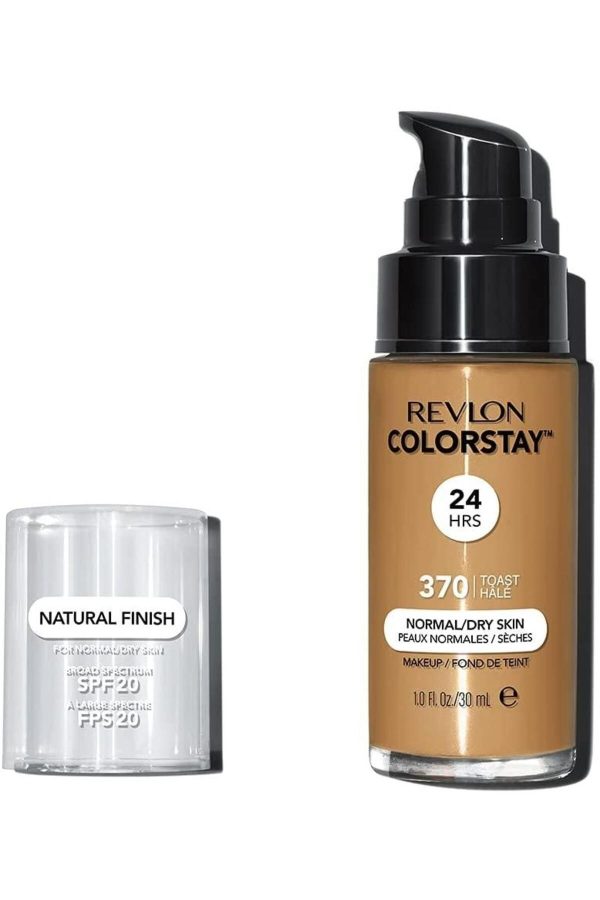 Colorstay Su Bazlı Fondöten Normal ve Kuru Ciltler İçin SPF 20 - 370 Toast - Görsel 2