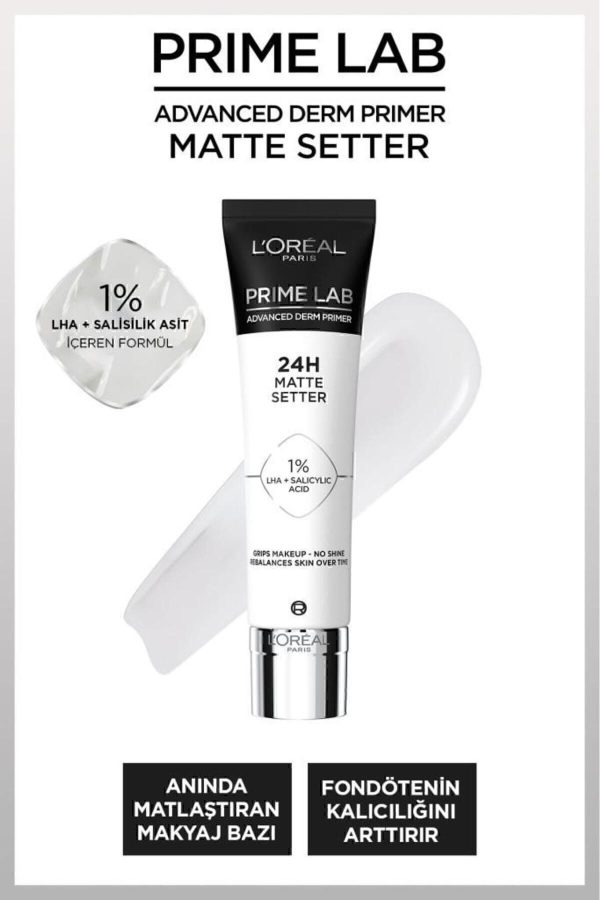 L'oréal Paris Prime Lab Matte Setter Matlaştırıcı Makyaj Bazı