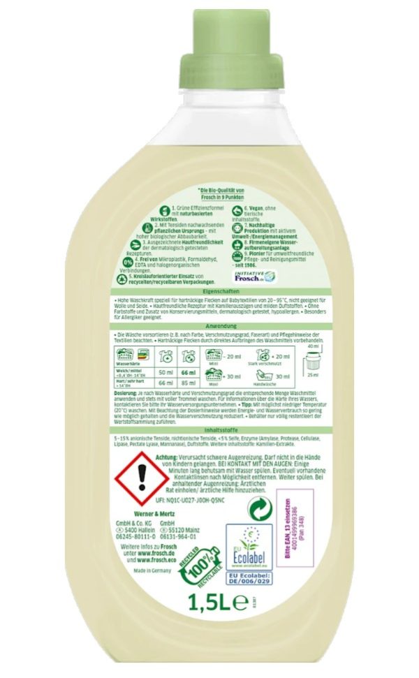 Baby Bebek Sıvı Çamaşır Deterjanı 21 Yıkama 1500 Ml - Görsel 2