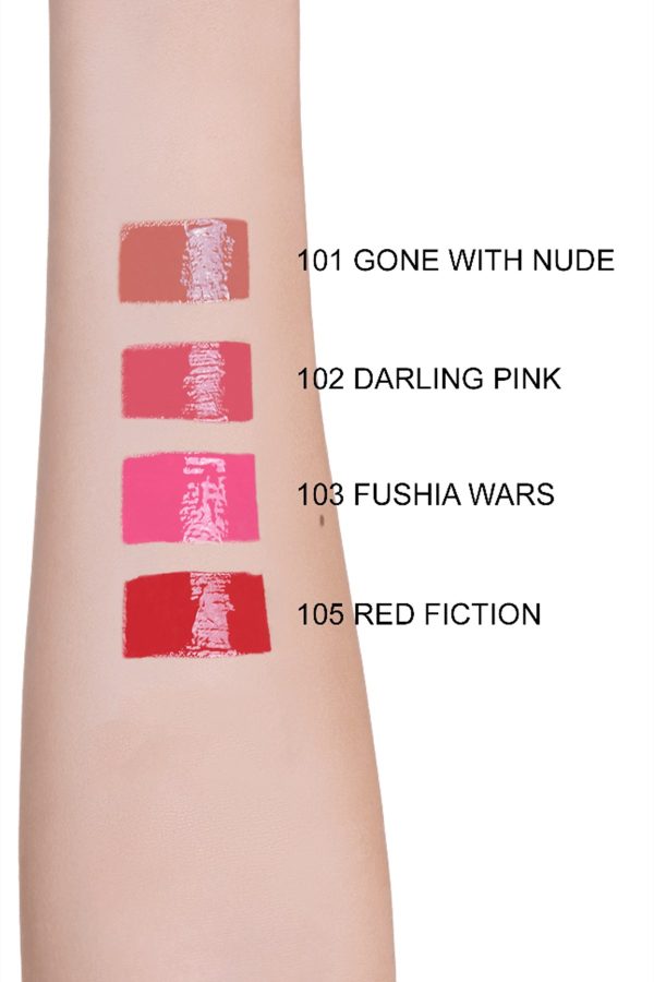 Likit Mat Ruj - Infallible Lip Paint Lacquer 105 Red Fiction 3600523348008 - Görsel 4