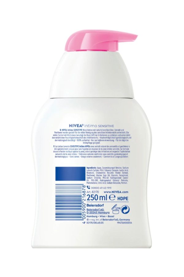 Intimo Hassas Genital Bölge Yıkama Ve Temizleme Losyonu 250ml, Hassas Cilt, Alkali Sabun Içermez - Görsel 2