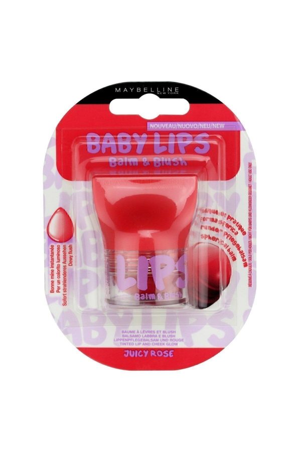 Dudak ve Yanak Balmı - Baby Lips Balm & Blush 03 Juicy Rose 3600531279721 - Görsel 2