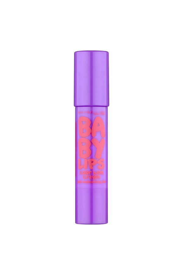 Baby Lips Color Crayon Nemlendirici Dudak Balmı - Playful Purple