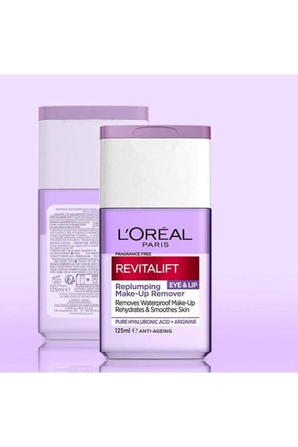 Revitalift Filler Hyaluronik Asit Çift Fazlı Göz Ve Dudak Makyaj Temizleyicisi 125ml - Görsel 3