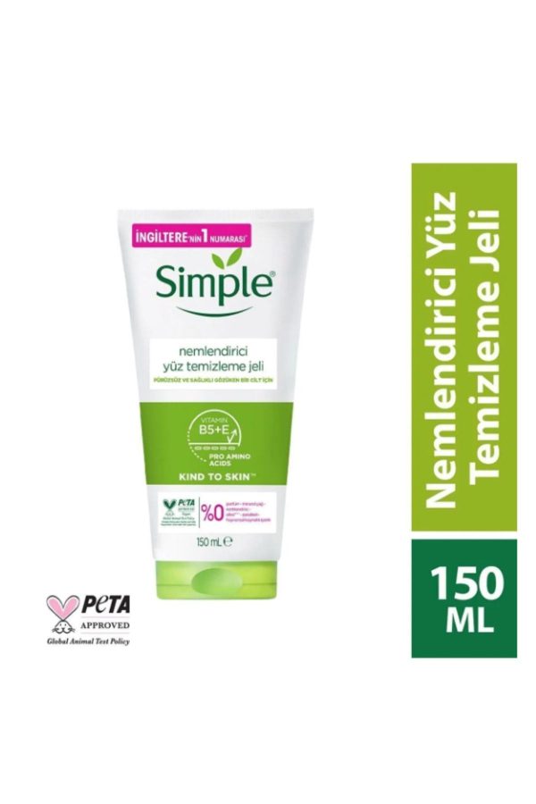 Kind To Skin Nemlendirici Yüz Temizleme Jeli B5 E Vitamini Pürüzsüz Ve Sağlıklı Cilt 150 ml