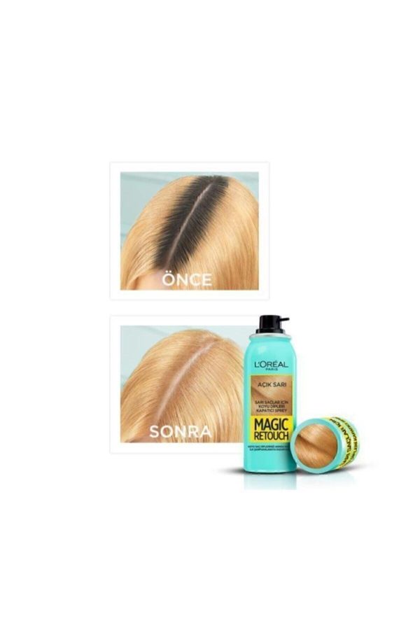 Magic Retouch Beyaz Kapatıcı Sprey (koyu Dipler)açık Sarı 75 Ml - Görsel 2