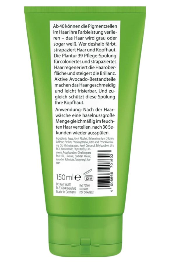 Pflege Spülung - Boyalı, Hasarlı Ve Yıpranmış Saç Kremi 150ml - Görsel 2