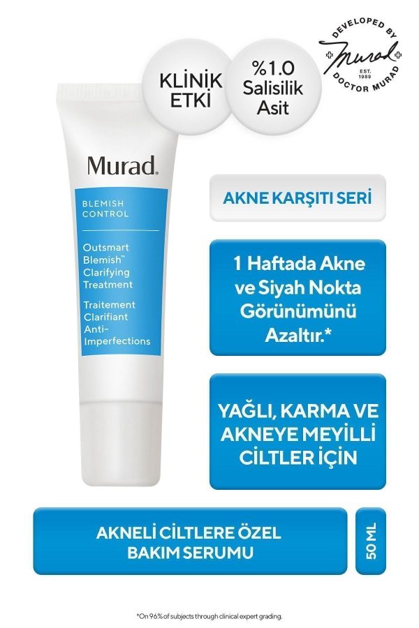 Sivilceli Ciltlere Özel Bakım Serumu - Outsmart Clarifying Treatment 50ml