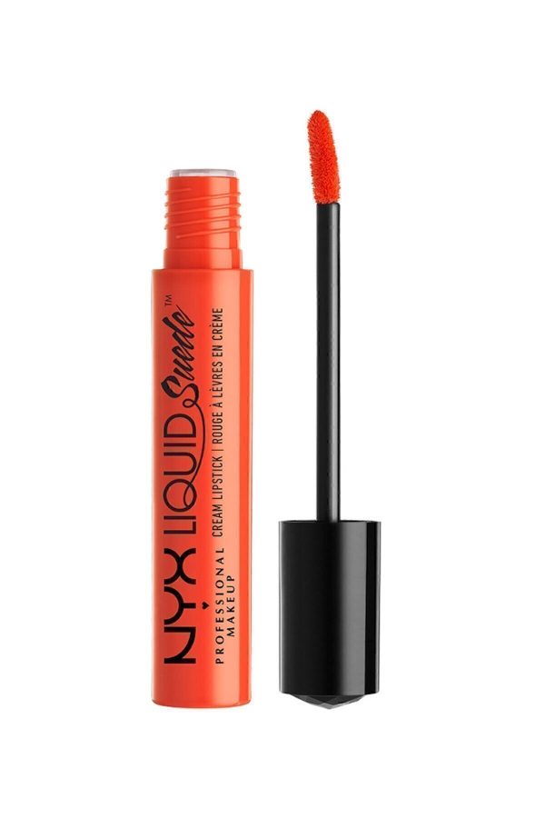 Uzun Süre Kalıcı Likit Ruj - Liquid Suede Cream Lipstick Orange County 800897840259