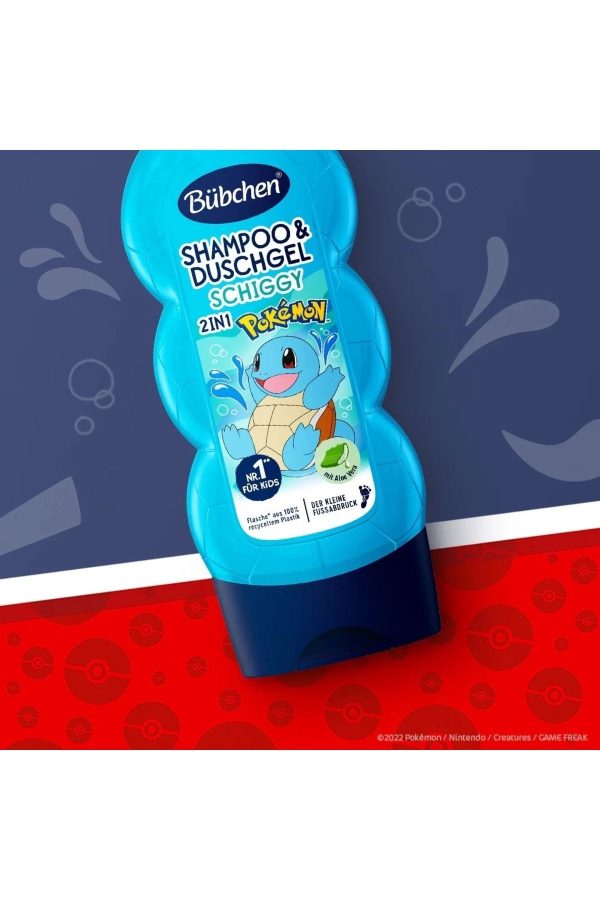 Pokemon Schiggy Kinder Shampoo & Duschgel 2in1, 230 Ml