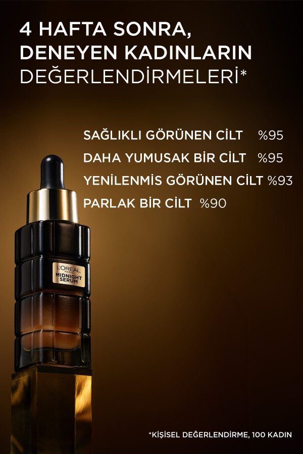 L'oréal Paris Midnight Serum Cilt Yenileme & Cilt Görünümü Canlandırma Etkili- 30 Ml - Görsel 3