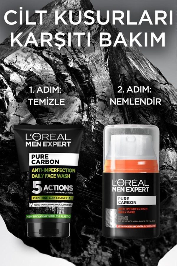 Pure Carbon Cilt Problemleri Karşıtı Günlük Nemlendirici Krem 50ml - Görsel 4