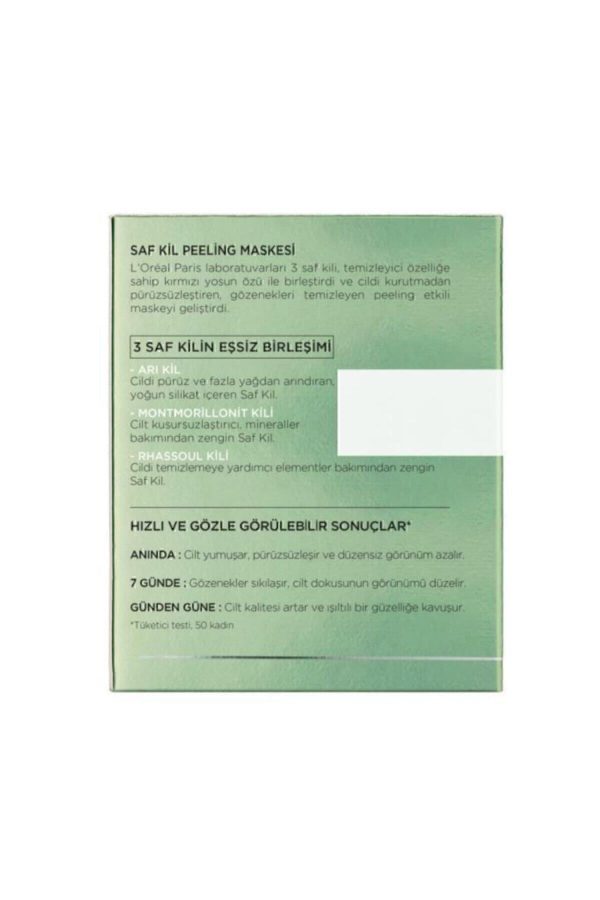 Saf Kil Peeling Yüz Maskesi 50 ml Cilt Bakım - Görsel 4