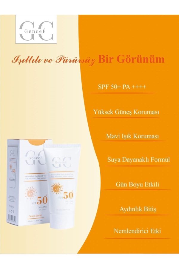 Yüksek Koruma Spf 50 Leke Karşıtı Güneş Kremi 50 ml - Görsel 2