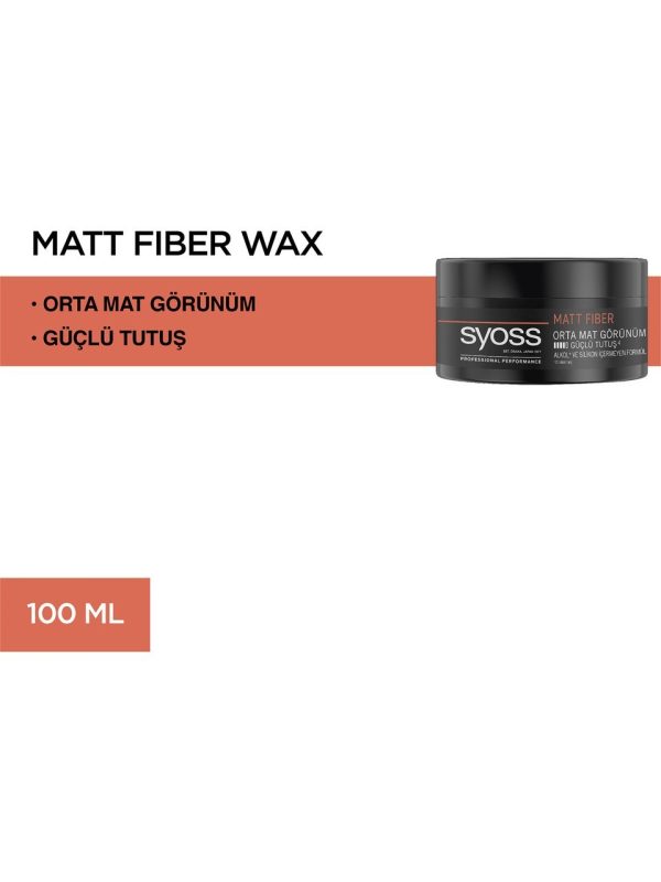 Matt Fiber Güçlü Tutuş 4 Orta Mat Görünüm Wax 100ml - Görsel 2