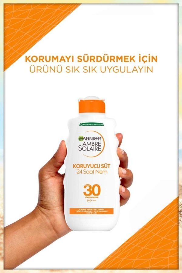 Ambre Solaire Güneş Koruyucu Süt Spf30 200ml - Görsel 3