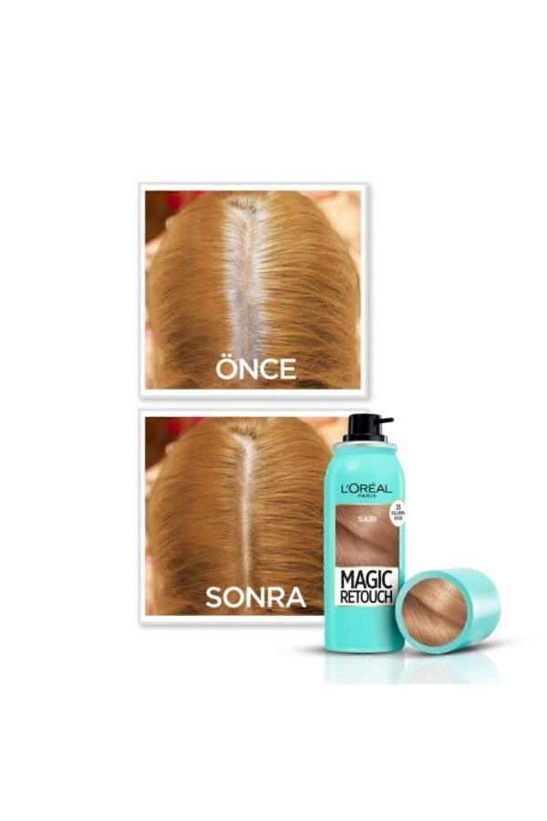 L'oréal Paris Magıc Retouch Beyaz Dipleri Kapatıcı Sprey - Sarı - Görsel 2