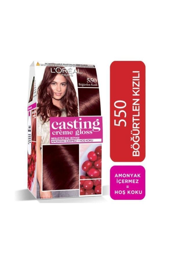 Saç Boyası - Casting Creme Gloss 550 Böğürtlen Kızılı 3600523291489