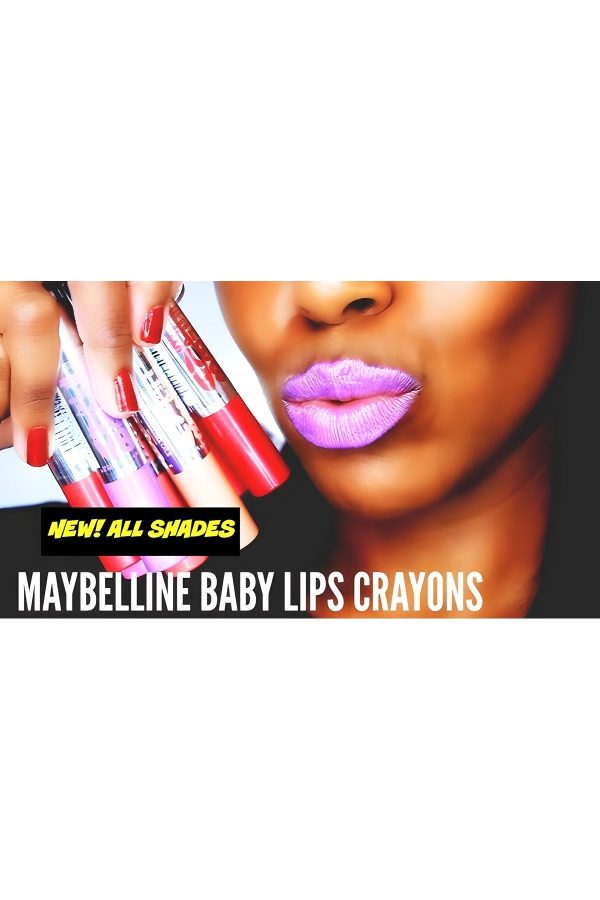 Baby Lips Color Crayon Nemlendirici Dudak Balmı - Playful Purple - Görsel 3