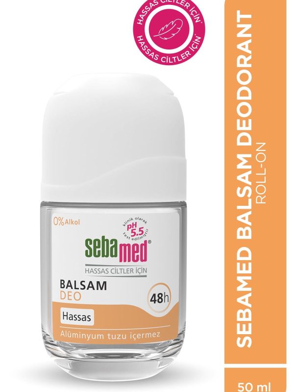 Hassas Ciltlere Özel 48 Saat Etkili Kadın Erkek Balsam Roll-On Deodorant 50ml