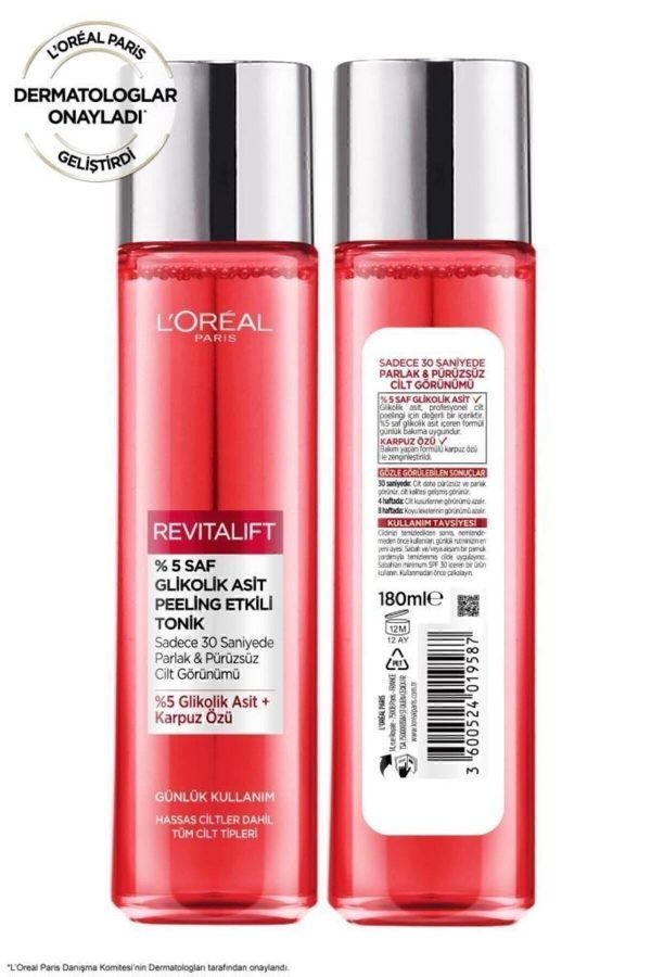 Revitalift Parlak&pürüzsüz, Koyu Leke Karşıtı Peeling Etkili Tonik, %5 Saf Glikolik As - Görsel 2
