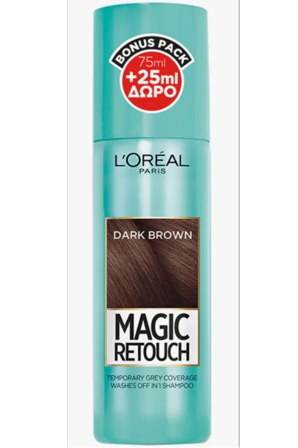 Magic Retouch Beyaz Saçlar için Kapatıcı Koyu Kahverengi Saç Boyası 100 ml - Görsel 2