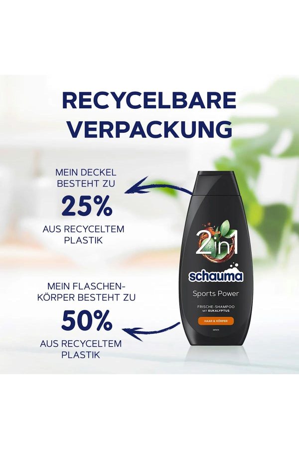 Şampuan Spor Gücü, Sports Power 400 ml - Görsel 4