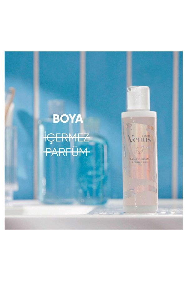 Venus Bikini Bölgesi 2'si Bir Arada Temizleyici Tıraş Jeli 190 ml - Görsel 5