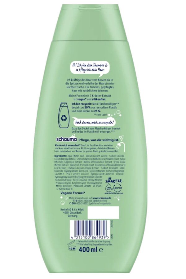 Şampuan 7 Otlu, Krauter Shampoo 400 ml - Görsel 2
