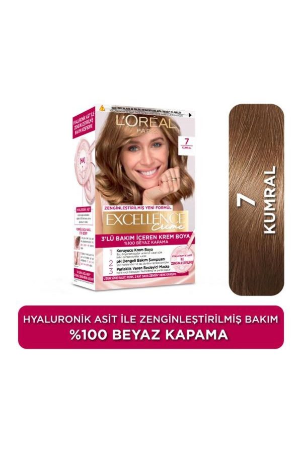 L'Oréal Paris Excellence Creme 7 Kumral Saç Boyası
