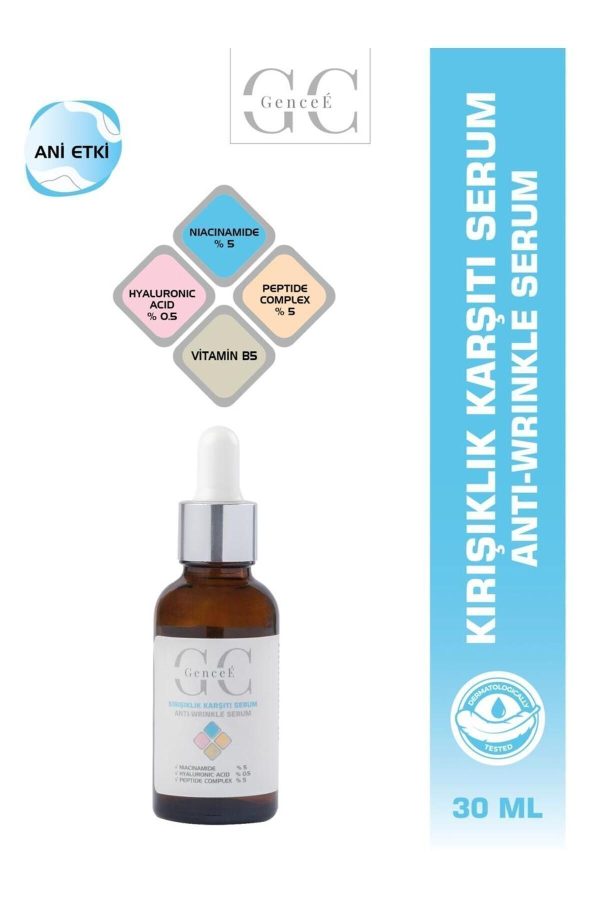 Dolgunlaştırıcı Ve Kırışıklık Karşıtı Hyalüronik Asit Serum (%5 PEPTİDE VE NİACİNAMİDE) 30 ml