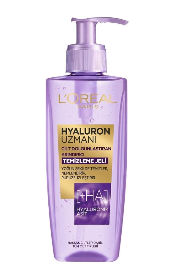 Hyaluron Uzmanı Cilt Dolgunlaştıran, Arındırıcı Yüz Temizleme Jeli, Hyaluronik Asit 200ml - Görsel 2