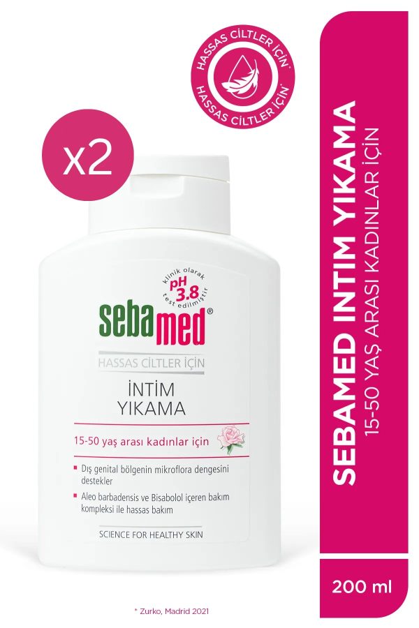 İntim Yıkama Jeli - Hassas Ciltler için ph 3.8 Dış Genital Bölge Temizleyici İntim Bakım Ürünü 200ml - Görsel 3