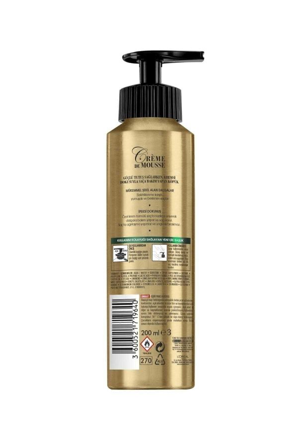 Elnett Hacim Veren Dalgalı Saçlar Için Köpük 200 ml 3600523379767 - Görsel 4
