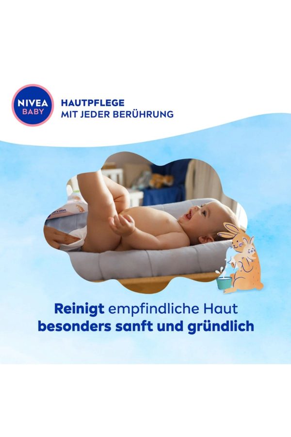 Bio Baby Bebek Aqua %99 Saf Su Islak Mendil Badem Özlü, 57 Adet - Görsel 3